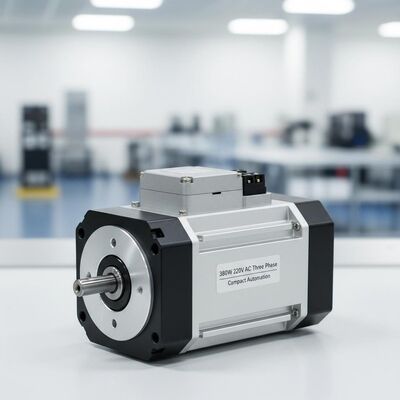 380W 220V AC Servo Motor Three Phase Compact Design For Space Limited Automation