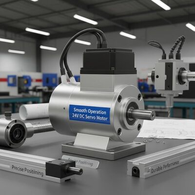 Smooth Operation 24V DC Servo Motor Offering Precise Positioning and Durable Performance Suitable for CNC Applications