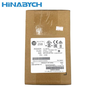 New Original Ab Allen Bradley Rockwell Automation 0.4kw/0.5HP 170-264V 1pH VFD Inverter 25b-A2p5n114
