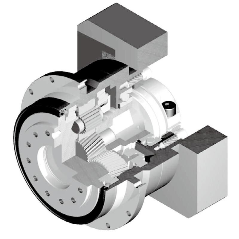 Vrt-064c Servo Motor Reducer Vertical Type Quiet Operation For Machinery