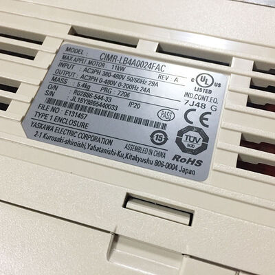 Flexible 3P Ac Frequency Drive Yasukawa Cimr-Lb4a0024fac Safety Integrated