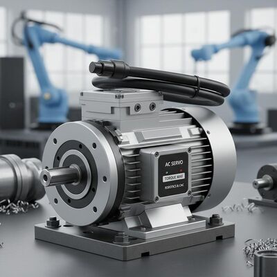 High Torque AC Servo Motor Designed for Robotics CNC Machines and Automated Production Lines Ensuring Performance