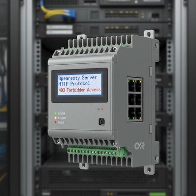 Openresty Server Software PLC Controller with HTTP Protocol and 403 Forbidden Access Control for Secure Industrial Automation