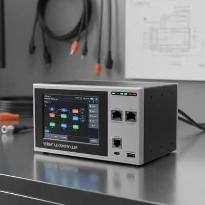Versatile PLC Controller with Multiple Protocol Compatibility and Integrated HMI for Seamless Industrial Automation