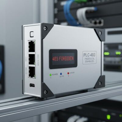 HTTP Protocol Enabled PLC Controller with Security Enabled Communication Protocol and 403 Forbidden Error Handling