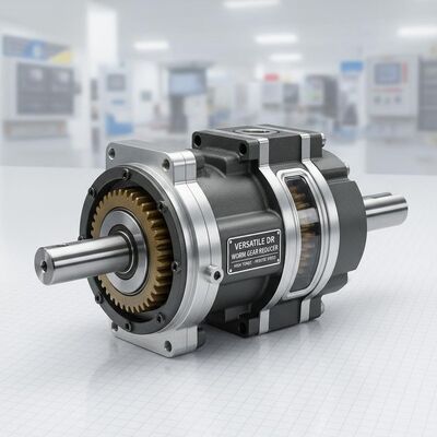 Versatile Double Reduction Worm Gear Reducer Engineered for Precise Speed Reduction and High Torque Output in Automation