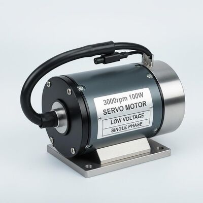 3000rpm 100w Servo Motor Low Voltage IP65 Safety Class With Single Phase