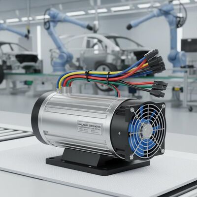 Cooling AC Brushless Servo Motor Providing Stable Operation and Easy Installation Suitable for Automotive Assembly Lines