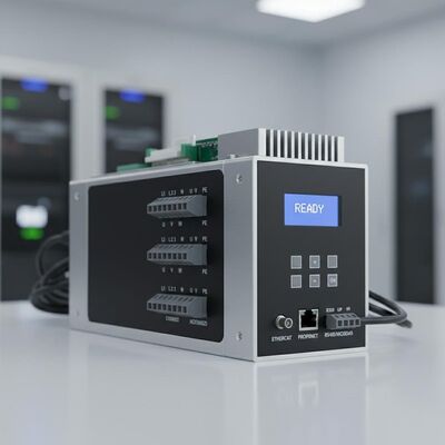 Programmable AC Servo Motor Driver with Multiple Communication Interfaces and Easy Integration into Automation Networks