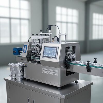 Máquina de Tampas de Abertura Fácil Durável com Sistema de Controle Preciso Ideal para a Indústria de Bebidas, Alimentos e Embalagens
