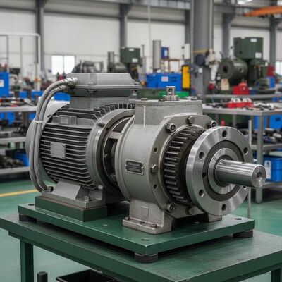 Zware elektrische motorversnellingsbak geschikt voor industriële toepassingen Prestaties en duurzame constructie